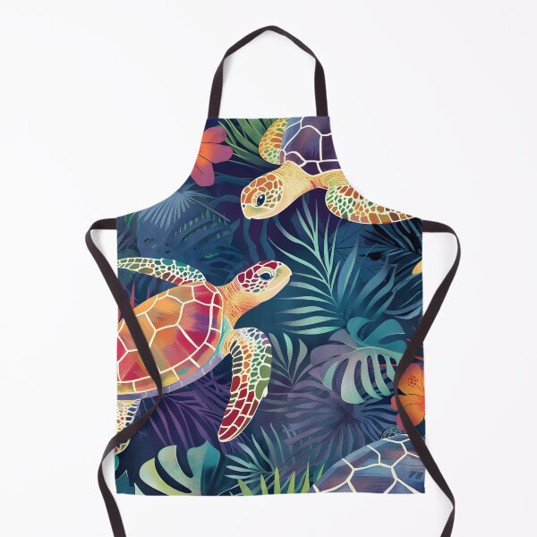 Item preview, sea turtle pattern print designed and sold by dcrc.