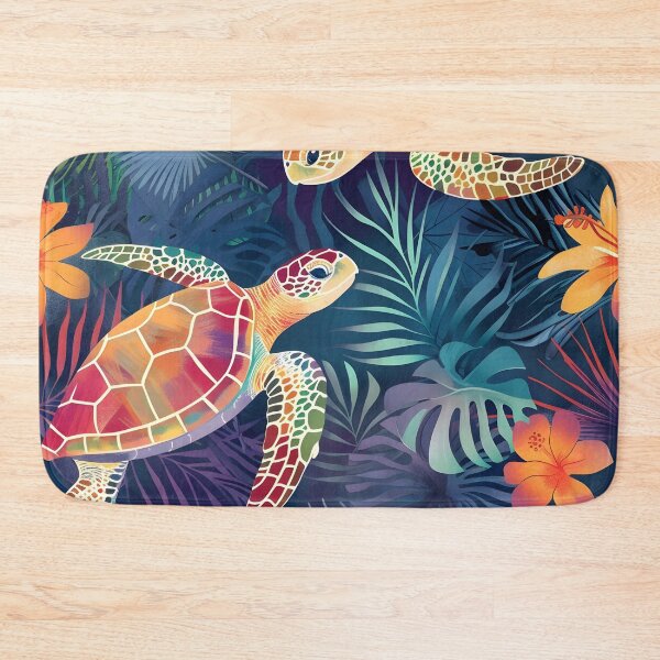 Item preview, sea turtle pattern print designed and sold by dcrc.