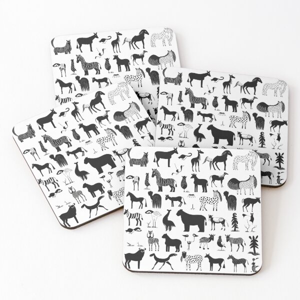 Item preview, abstract wildlife motifs  designed and sold by Rockwpapart.