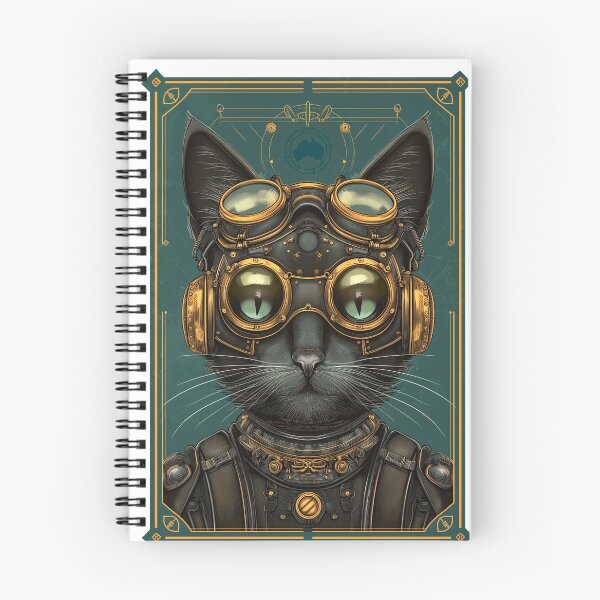 Item preview, The Great Catsby - Steampunk Cat Pilot designed and sold by AeonMind.