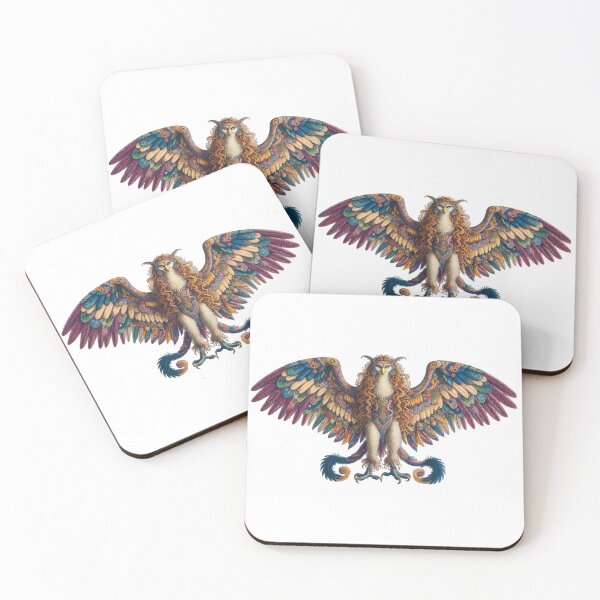 Item preview, Embroidered Harpy Greek Roman Woman Bird Hybrid designed and sold by kylmllr101684.