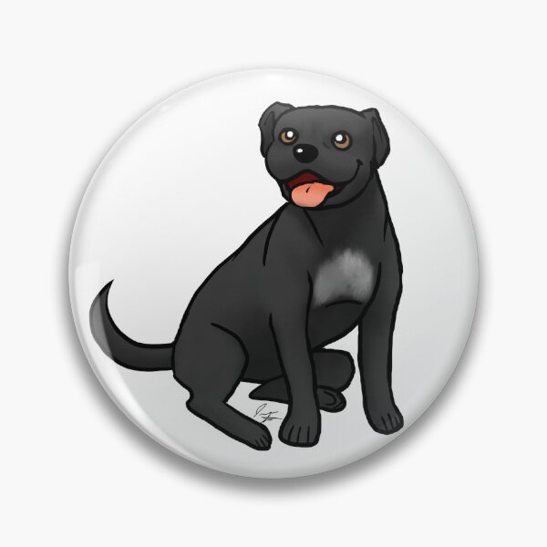Item preview, Dog - American Pit Bull Terrier - Black Natural designed and sold by Jennifer Stolzer.