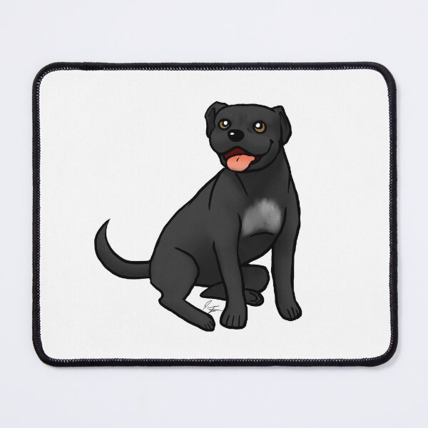 Item preview, Dog - American Pit Bull Terrier - Black Natural designed and sold by Jennifer Stolzer.