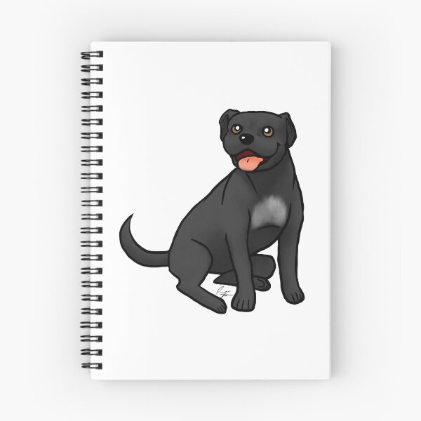 Item preview, Dog - American Pit Bull Terrier - Black Natural designed and sold by Jennifer Stolzer.