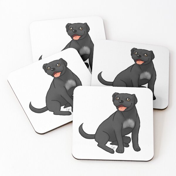 Item preview, Dog - American Pit Bull Terrier - Black Natural designed and sold by Jennifer Stolzer.