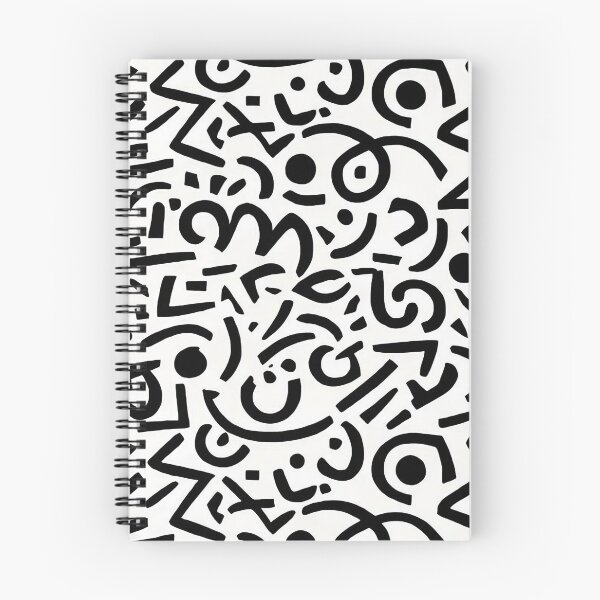 Item preview, Impresión de arte de patrones de Memphis en blanco y negro No.1 designed and sold by Rinomano.