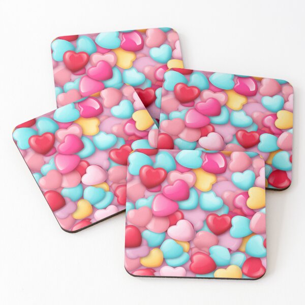 Item preview, Sparkling Sweethearts: A Valentine's Day Confetti of Candy Hearts designed and sold by holistech.