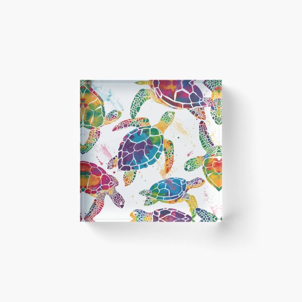 Item preview, sea turtle pattern print designed and sold by dcrc.