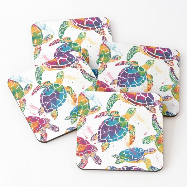 Item preview, sea turtle pattern print designed and sold by dcrc.