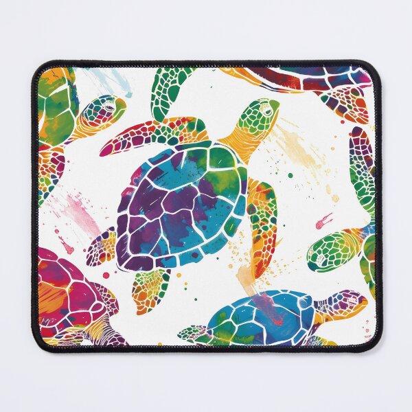 Item preview, sea turtle pattern print designed and sold by dcrc.