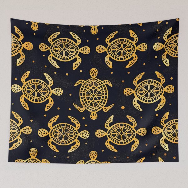 Item preview, Sea turtle pattern print designed and sold by dcrc.