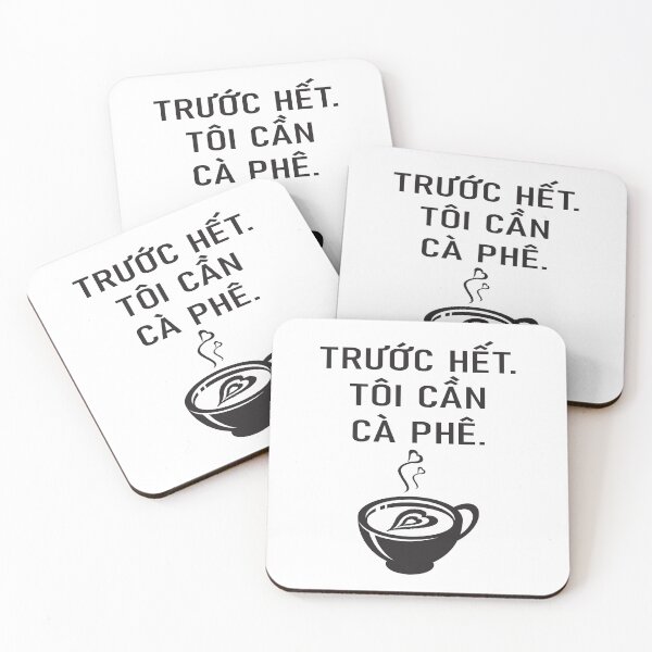 Item preview, First. I Need Coffee. designed and sold by LuckandLion.