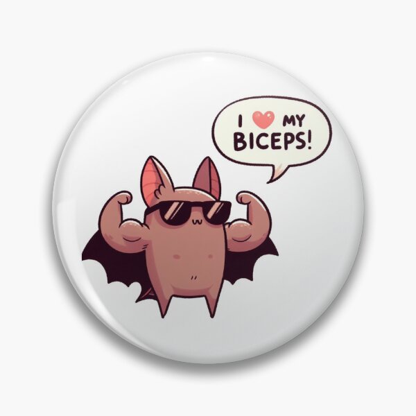 Item preview, Big Biceps: Cute Bat designed and sold by LemuellTrends.