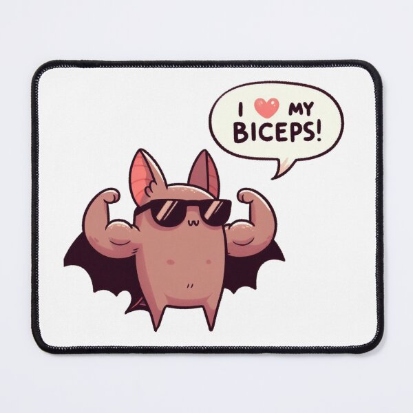 Item preview, Big Biceps: Cute Bat designed and sold by LemuellTrends.