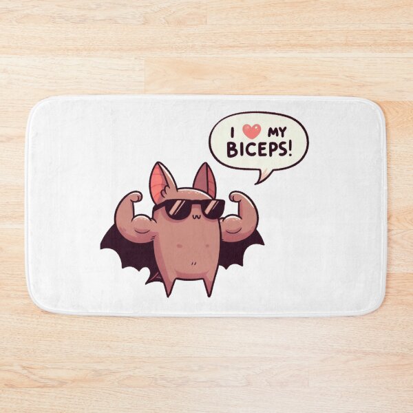 Item preview, Big Biceps: Cute Bat designed and sold by LemuellTrends.