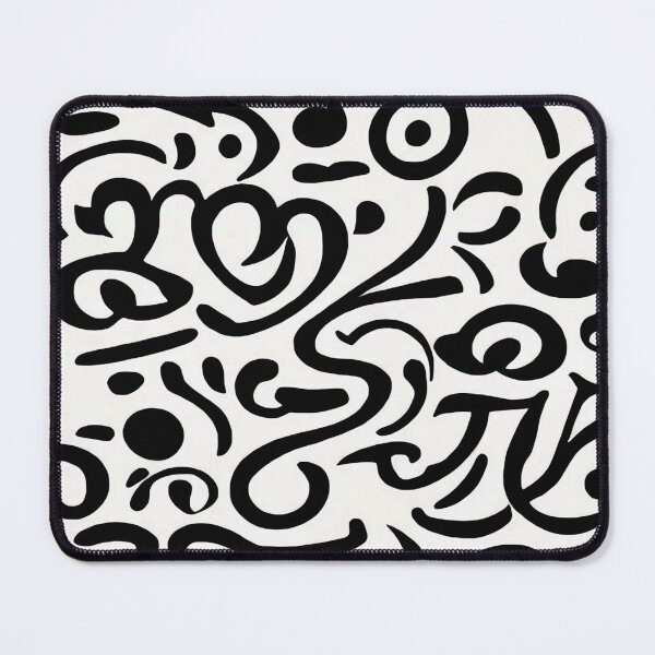 Item preview, Memphis Patterns Art Print Black and White No.5 designed and sold by Rinomano.