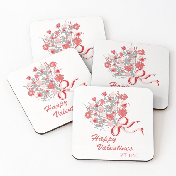 Item preview, Bohemian "Happy Valentines Sweetheart " quote with flowers designed and sold by Ldydesign.