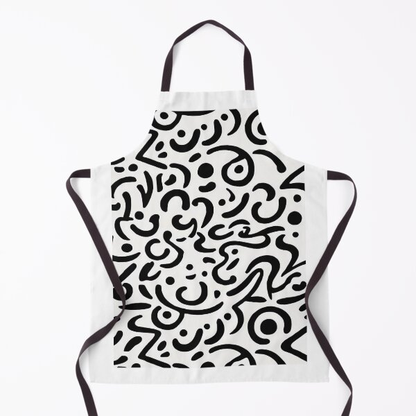 Item preview, Impresión de arte de patrones de Memphis en blanco y negro No.7 designed and sold by Rinomano.