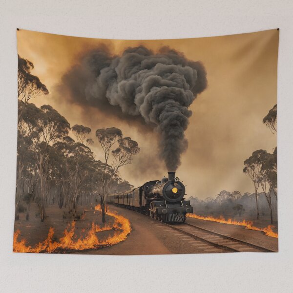 Item preview, Fires: A fictional series of Australian Bushfires 014 designed and sold by TheHotEnd.