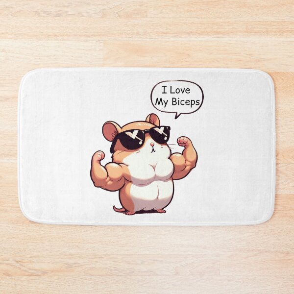 Item preview, Big Biceps: Cute Hamster designed and sold by LemuellTrends.
