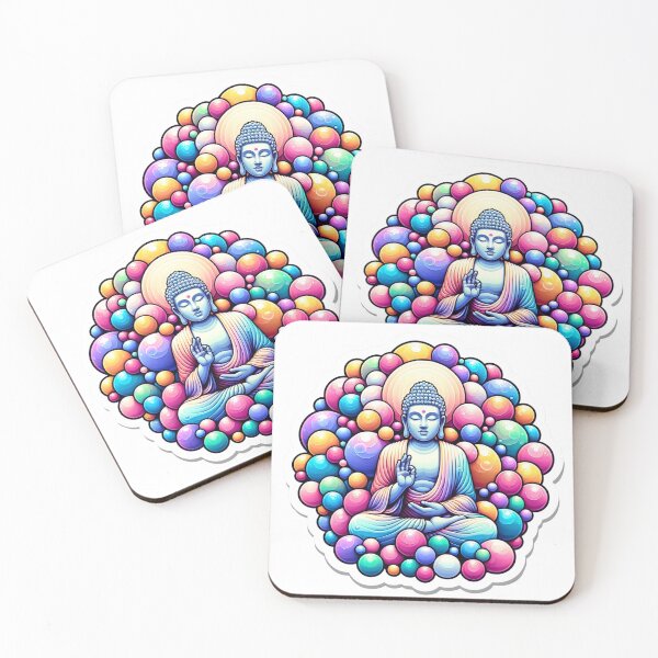 Item preview, Buddha x Colorful Marbles designed and sold by MindblowingShop.
