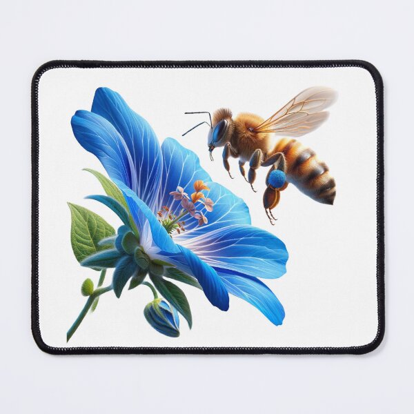 Item preview, Bee pollinating a flower designed and sold by bradm50.