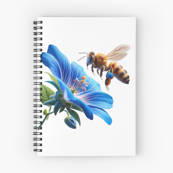 Item preview, Bee pollinating a flower designed and sold by bradm50.