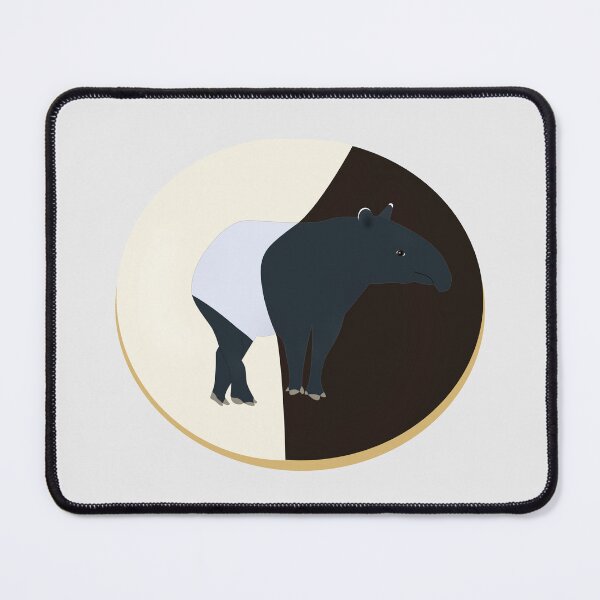 Item preview, Malayan Tapir Black And White Cookie designed and sold by ThatIsSomething.