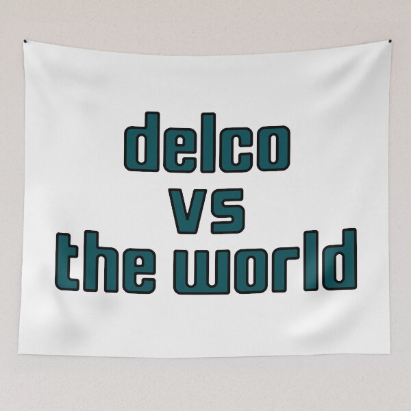 Item preview, Delco vs The World designed and sold by TropiCol Creations.