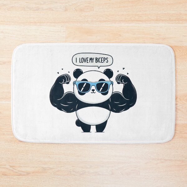 Item preview, Big Biceps: Cute Panda designed and sold by LemuellTrends.