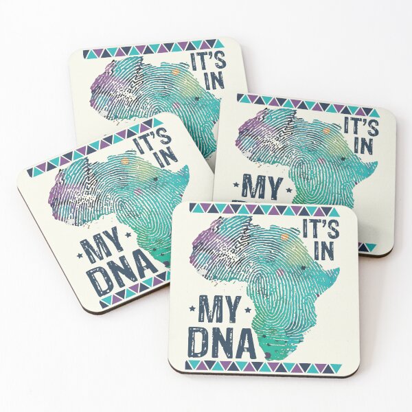 Item preview, It's in My DNA | Green African Map with Fingerprint designed and sold by PearlMoonGrapes.