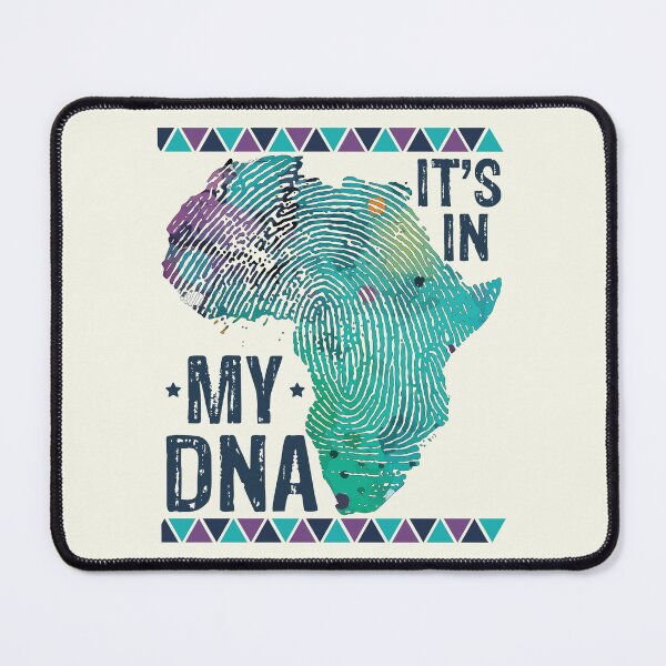 Item preview, It's in My DNA | Green African Map with Fingerprint designed and sold by PearlMoonGrapes.