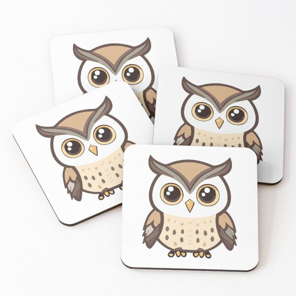 Item preview, Luna the Cute Owl designed and sold by Heavy-Umbrella.
