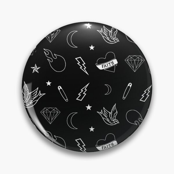 Item preview, Tattoo Flash Elements Pattern designed and sold by Foxalla.