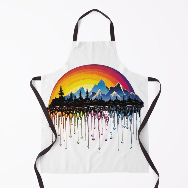 Item preview, Rainbow Dripping Mountains designed and sold by Artisleek Designs.