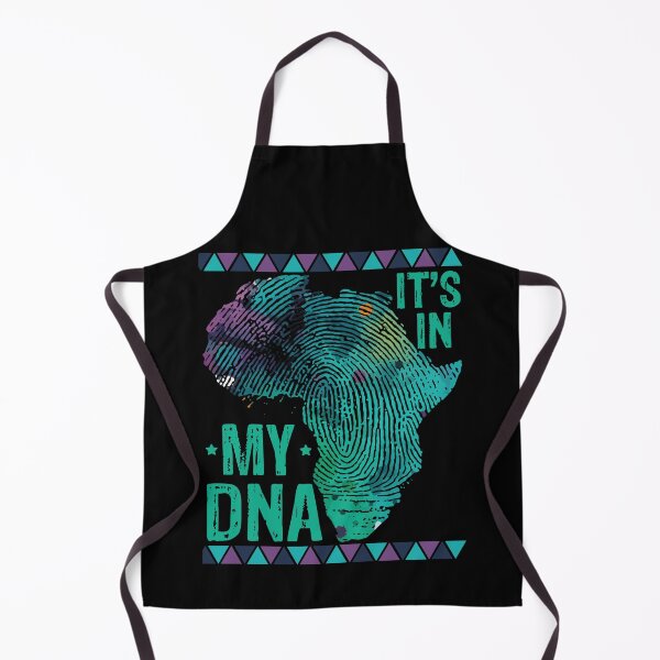 Item preview, It's in My DNA | Green African Map with Fingerprint - Black designed and sold by PearlMoonGrapes.