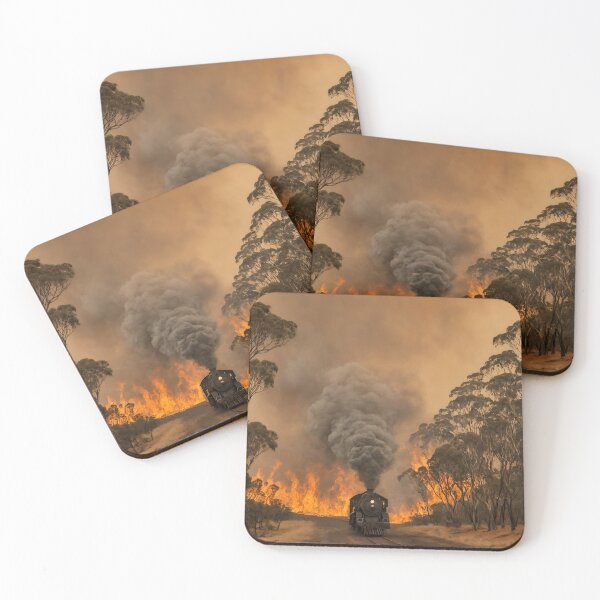Item preview, Fires: A fictional series of Australian Bushfires 012 designed and sold by TheHotEnd.