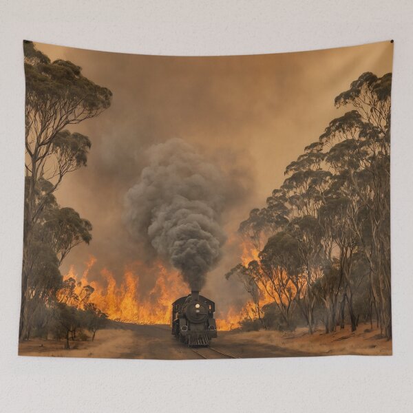 Item preview, Fires: A fictional series of Australian Bushfires 012 designed and sold by TheHotEnd.