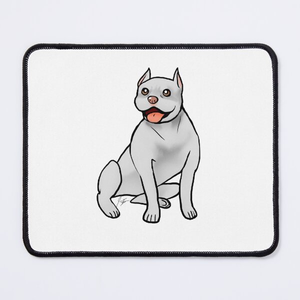 Item preview, American Pit bull Terrier - White Cropped designed and sold by Jennifer Stolzer.