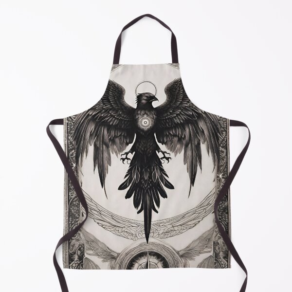 Item preview, Crow Seraphim designed and sold by MatrixTattoo.