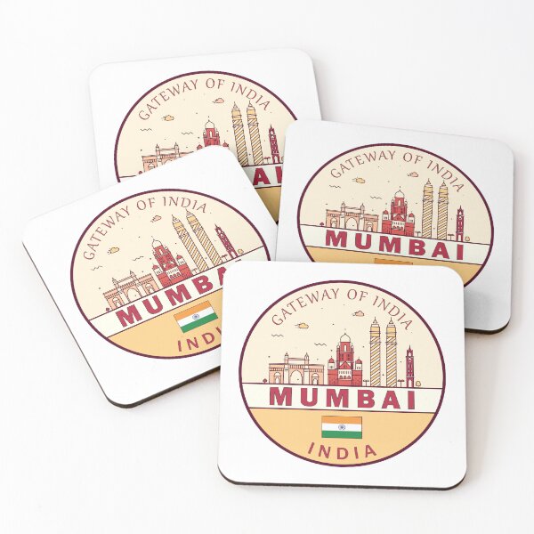 Item preview, Emblema del horizonte de la ciudad de Mumbai, India designed and sold by KrisSidDesigns.