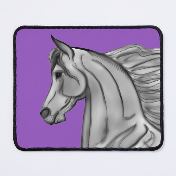 Item preview, Gray Trotting Arabian Horse designed and sold by DappledMoon.