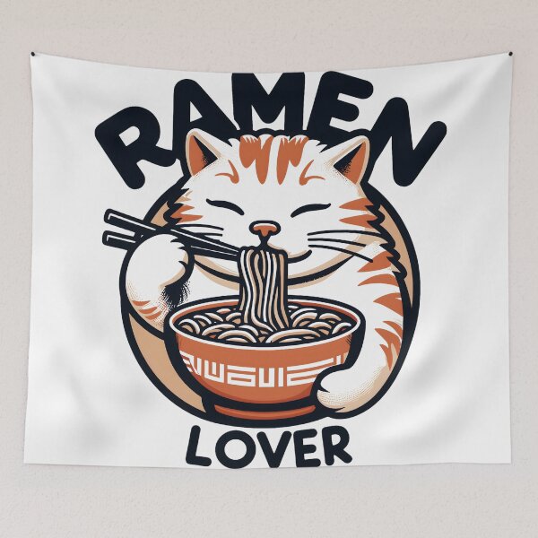 Item preview, Ramen Lover, Ramen Cat, I Love Ramen designed and sold by KitonicTees.
