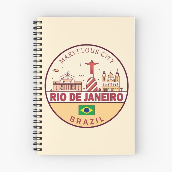 Item preview, Emblema del horizonte de la ciudad de Río de Janeiro, Brasil designed and sold by KrisSidDesigns.