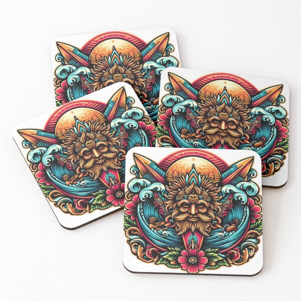 Item preview, Mystic Ocean Guardian - Ancient Mariner's Emblem designed and sold by RockToneShop.
