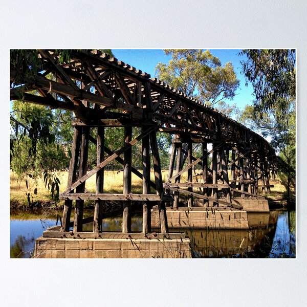 Item preview, Murrumbidgee River Railway Bridge designed and sold by Barry Ion.