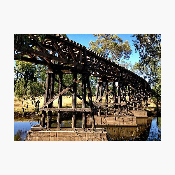 Item preview, Murrumbidgee River Railway Bridge designed and sold by Barry Ion.