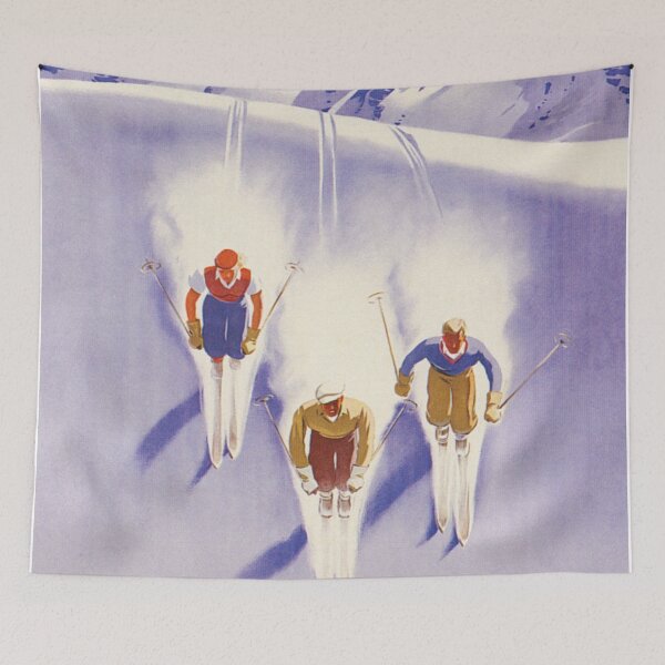 Item preview, Austria Vintage Ski Poster designed and sold by vintagevivian.