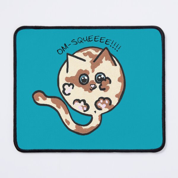 Item preview, OM-SQUEEEE Circle Cat designed and sold by TooCoolUnicorn.
