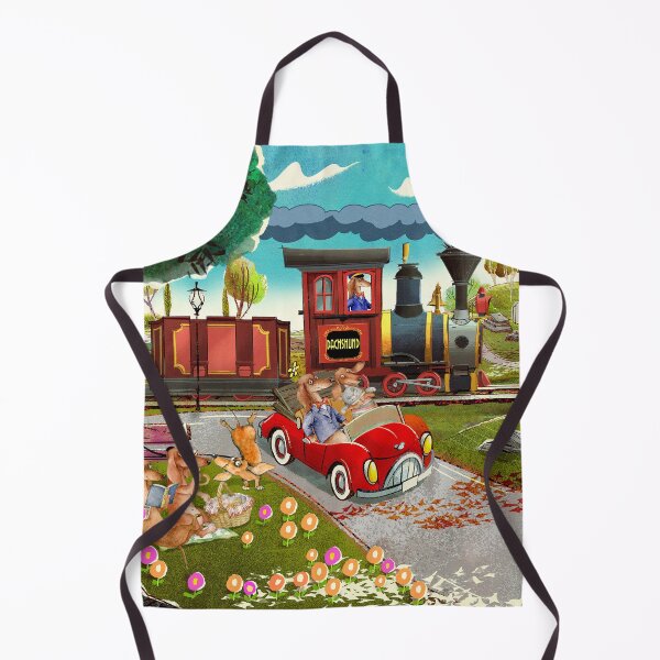 Item preview, Dachshunds Car And Train designed and sold by Clitus.